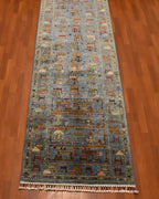 Sultani Hand-Knotted Wool Runner 2' 7" x 9' 25"