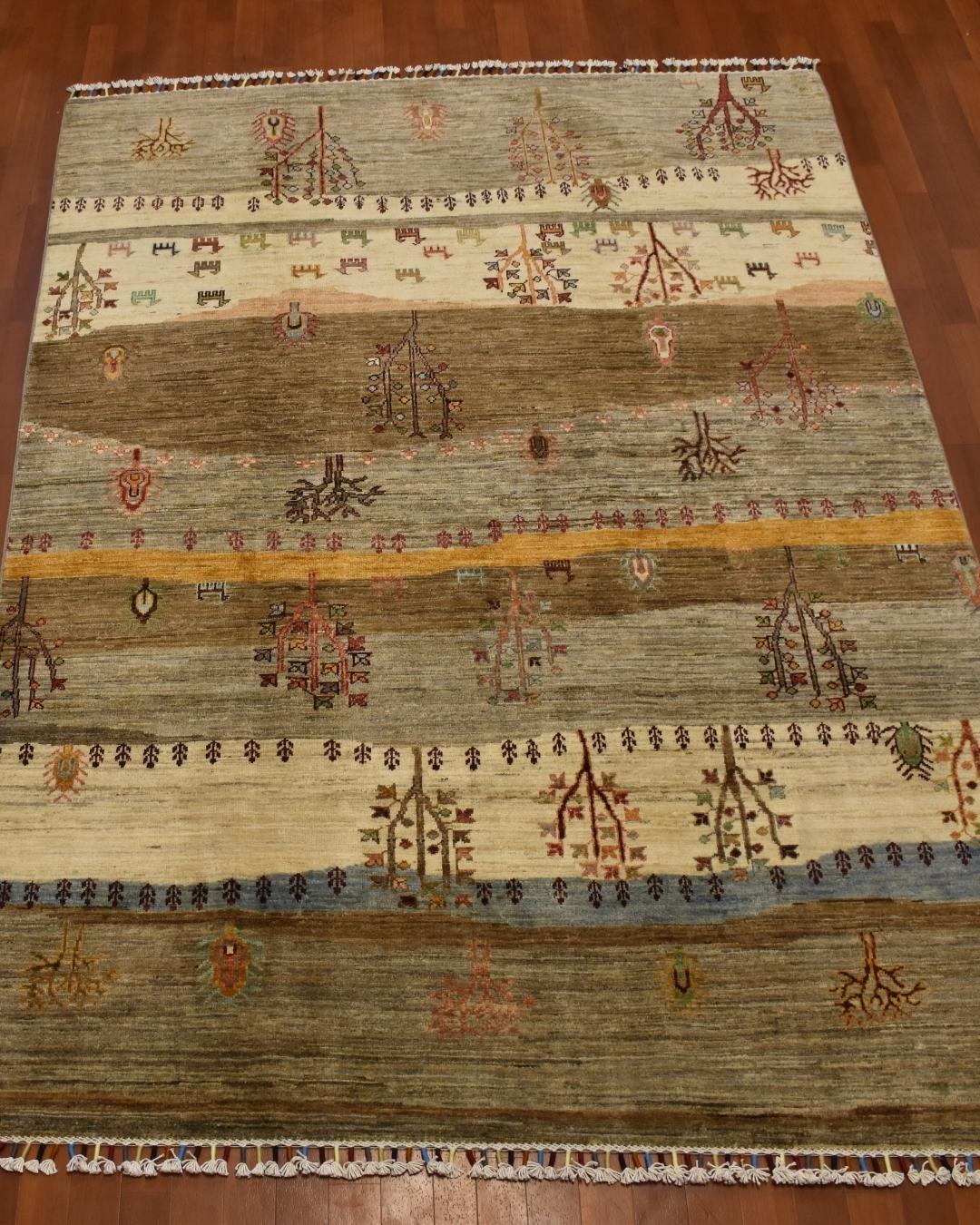 Sultani Hand-Knotted Wool Rug 148x205 cm 3.03 m² | 5x7 ft