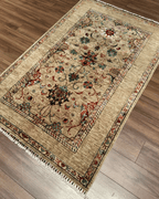 Sultani Hand-Knotted Wool Rug 4' 1" x 6' 2"