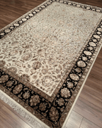 Ottoman Elegance Hand-Knotted Wool Rug 6' 6" x 10'