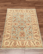 Ushak Hand-Knotted Wool Rug 3' x 4'