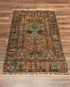 Sultani Hand-Knotted Wool Rug 2' 7" x 4' 1"