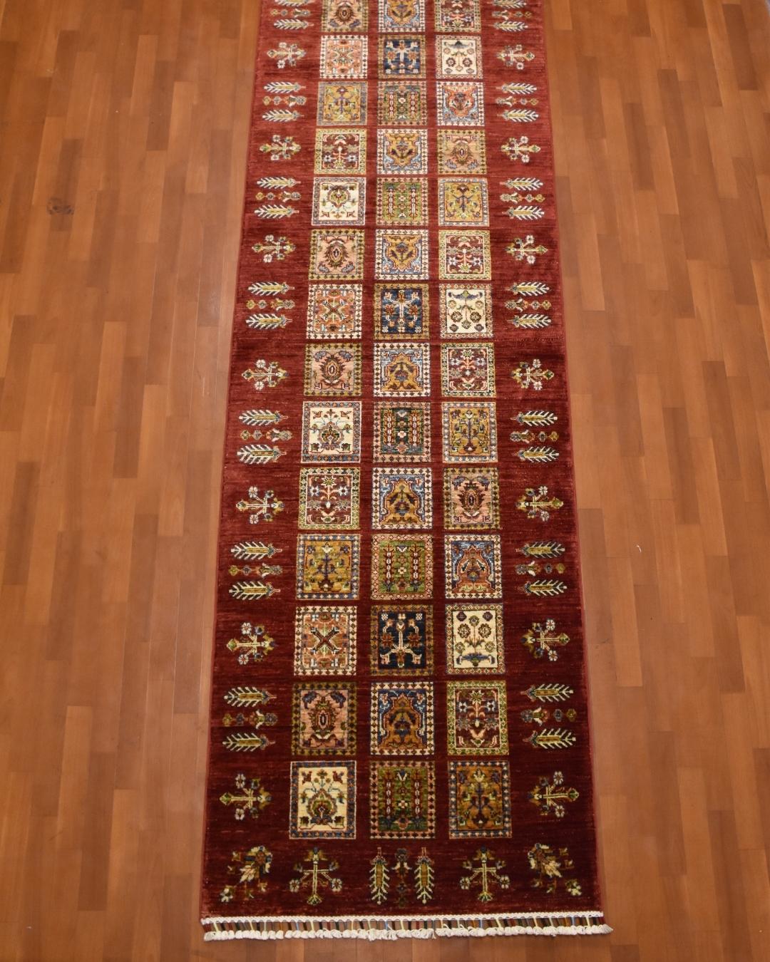 Sultani Hand-Knotted Wool Runner 2' 75" x 8' 46"