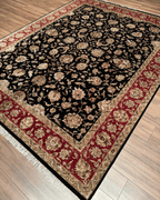 Ottoman Elegance Hand-Knotted Wool Rug 8' x 10' 2"