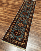 Shirvan Hand-Knotted Wool Runner 2' 7" x 9' 9"