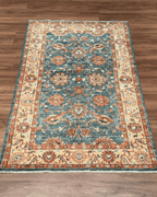 Ushak Hand-Knotted Wool Rug 3' x 5'