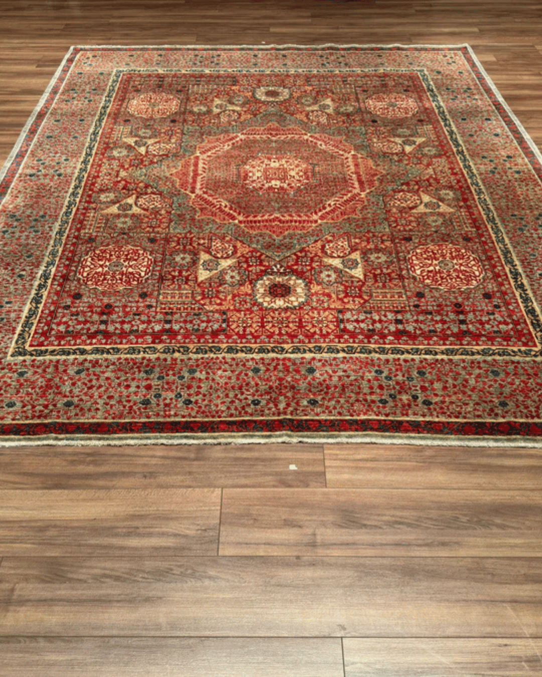 Mamluk Hand-Knotted Wool Rug 8' 2" x 10'