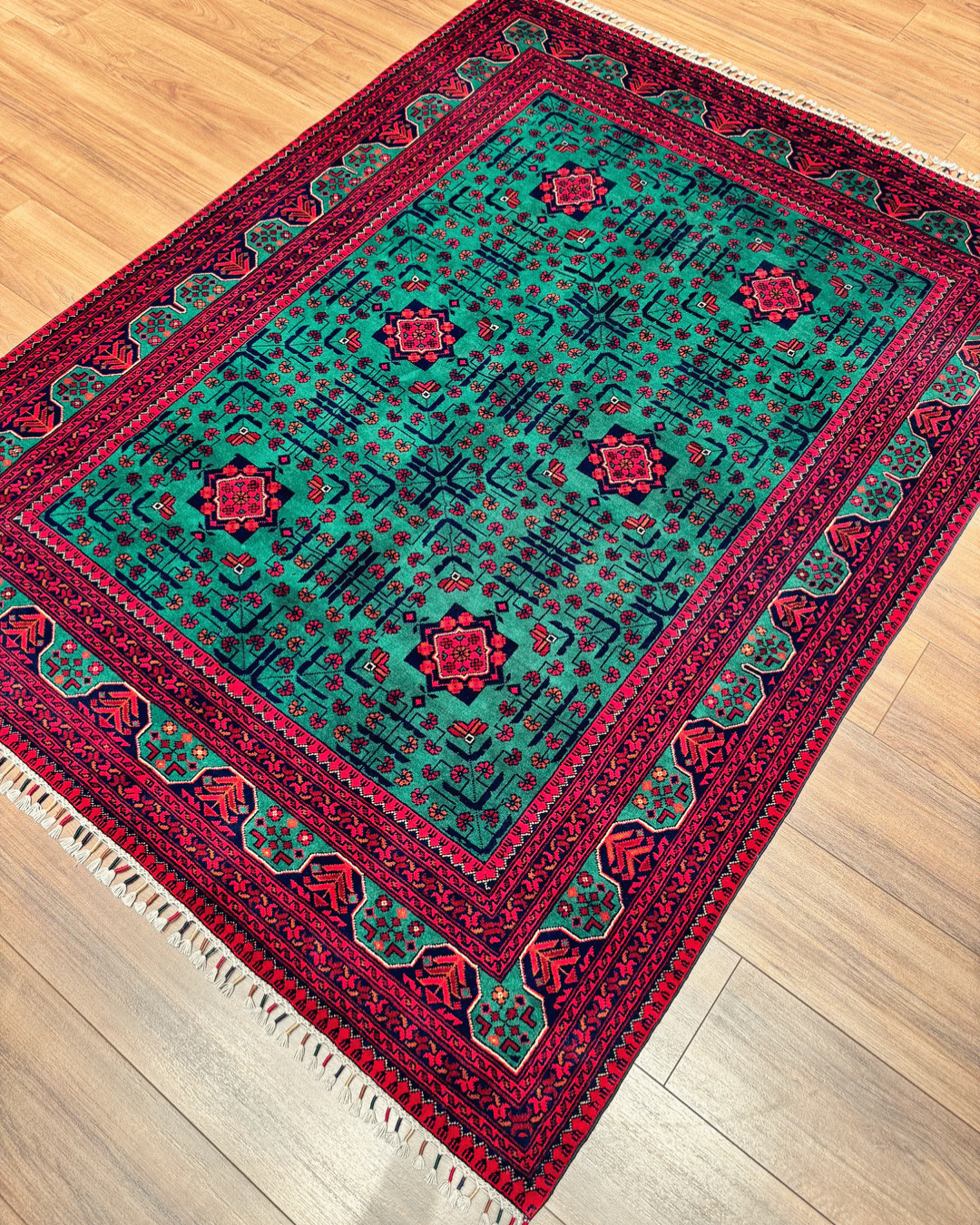 Wolle im afghanischen Stil 1,8x4,8ft – 55x146cm