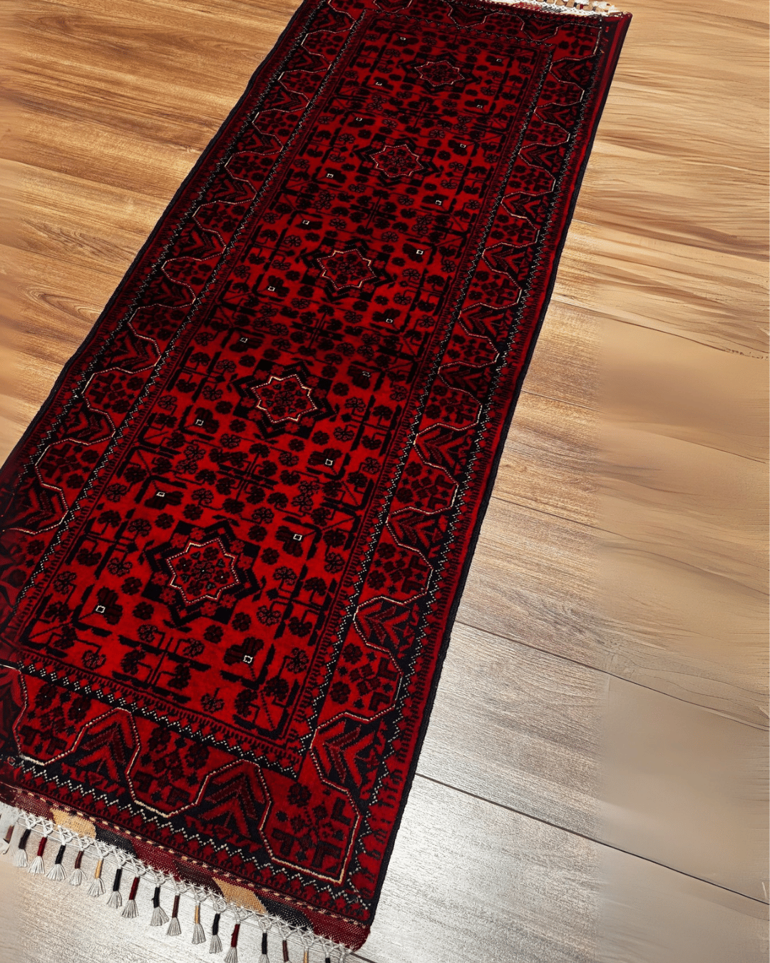 Wolle im afghanischen Stil 1,8x4,8ft – 55x146cm