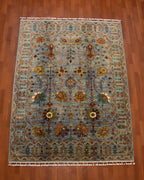 Sultani Hand-Knotted Wool Rug 153x201 cm 3.10 m² | 5x7 ft