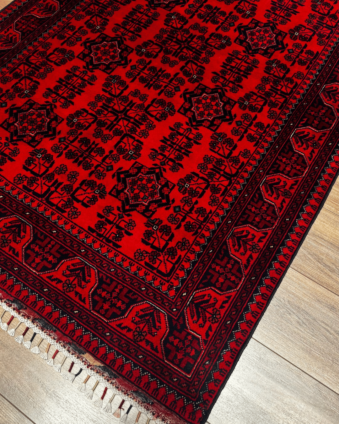 Wolle im afghanischen Stil 1,8x4,8ft – 55x146cm