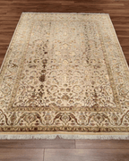 Tapis en laine style afghan 55 x 146 cm