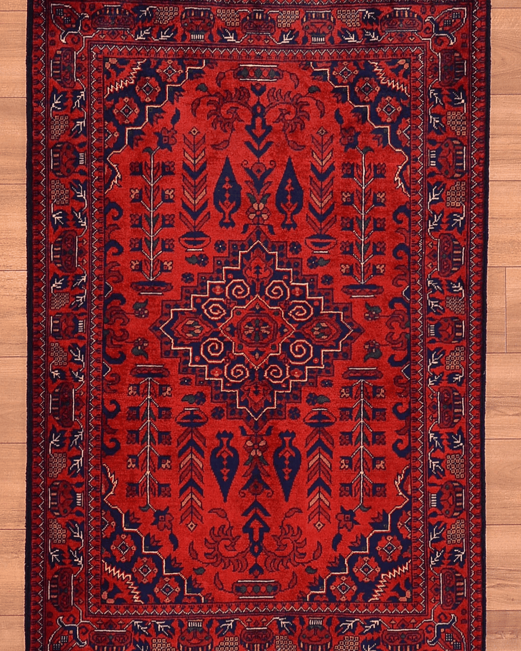 Wolle im afghanischen Stil 1,8x4,8ft – 55x146cm