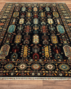 Veziri Hand-Knotted Wool Rug 6' 8" x 9' 9"