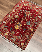 Sultani Hand-Knotted Wool Rug 2' 6" x 3' 9"