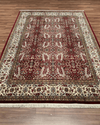 Hereke Hand-Knotted Wool Rug 6' 5" x 9' 5"