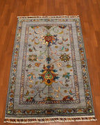 Sultani Hand-Knotted Wool Rug 3' x 4'