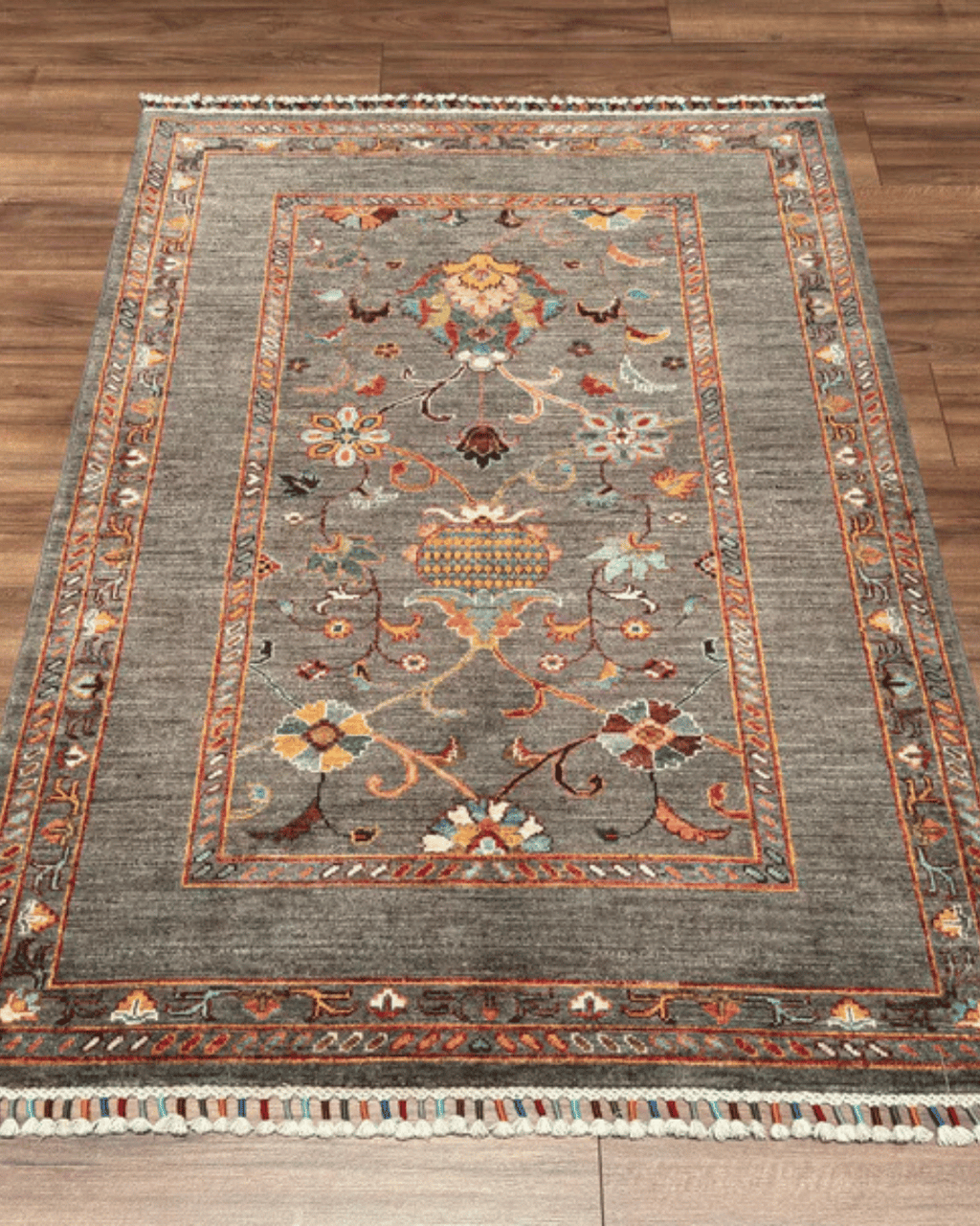 Sultani Hand-Knotted Wool Rug 3' 5" x 5' 1"
