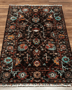 Sultani Hand-Knotted Wool Rug 3' 4" x 4' 9"