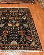 Sultani Hand-Knotted Wool Rug 4' x 6'