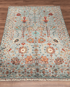 Sultani Hand-Knotted Wool Rug 3' 9" x 5' 9"