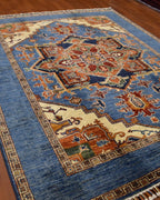 Sultani Hand-Knotted Wool Rug 5' 1" x 6' 3"