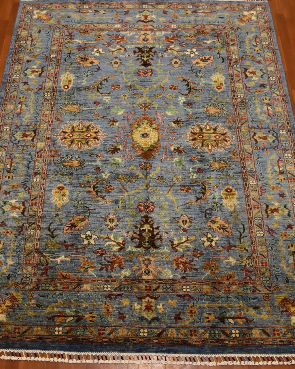Sultani Hand-Knotted Wool Rug 5' 8" x 7' 7"