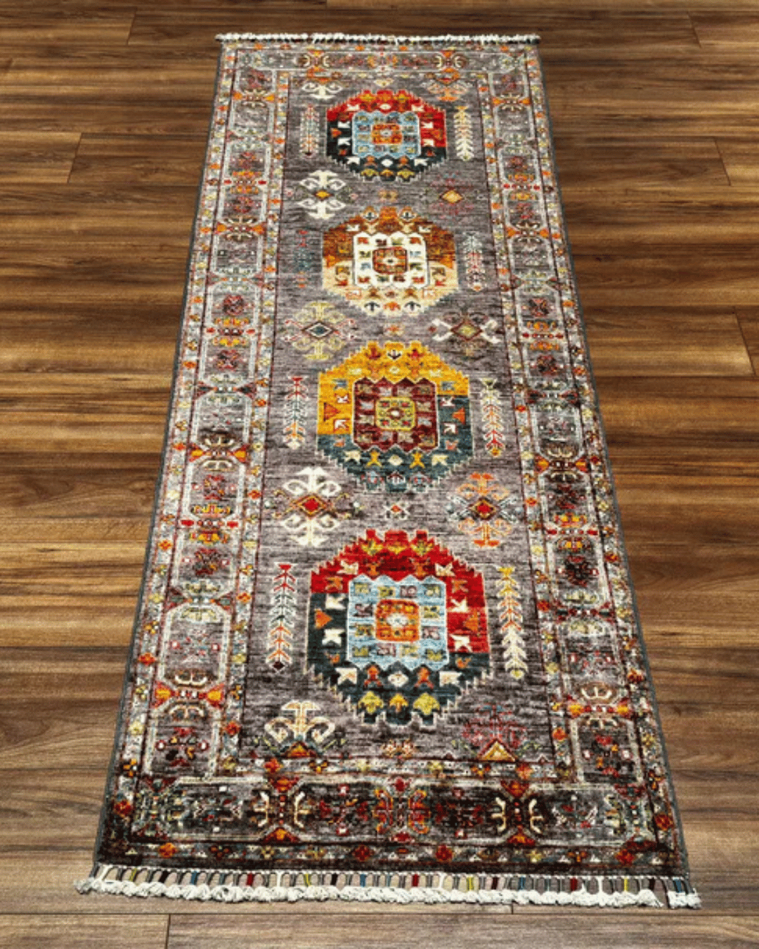 Wolle im afghanischen Stil 1,8x4,8ft – 55x146cm