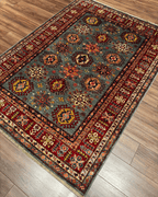 Shirvan Hand-Knotted Wool Rug 5' x 6' 8"