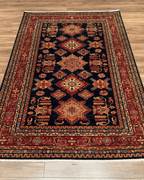 Shirvan Hand-Knotted Wool Rug 5' x 8'