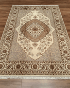 Tapis en laine style afghan 55 x 146 cm