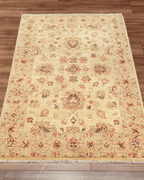 Ushak Hand-Knotted Wool Rug 3' x 5'