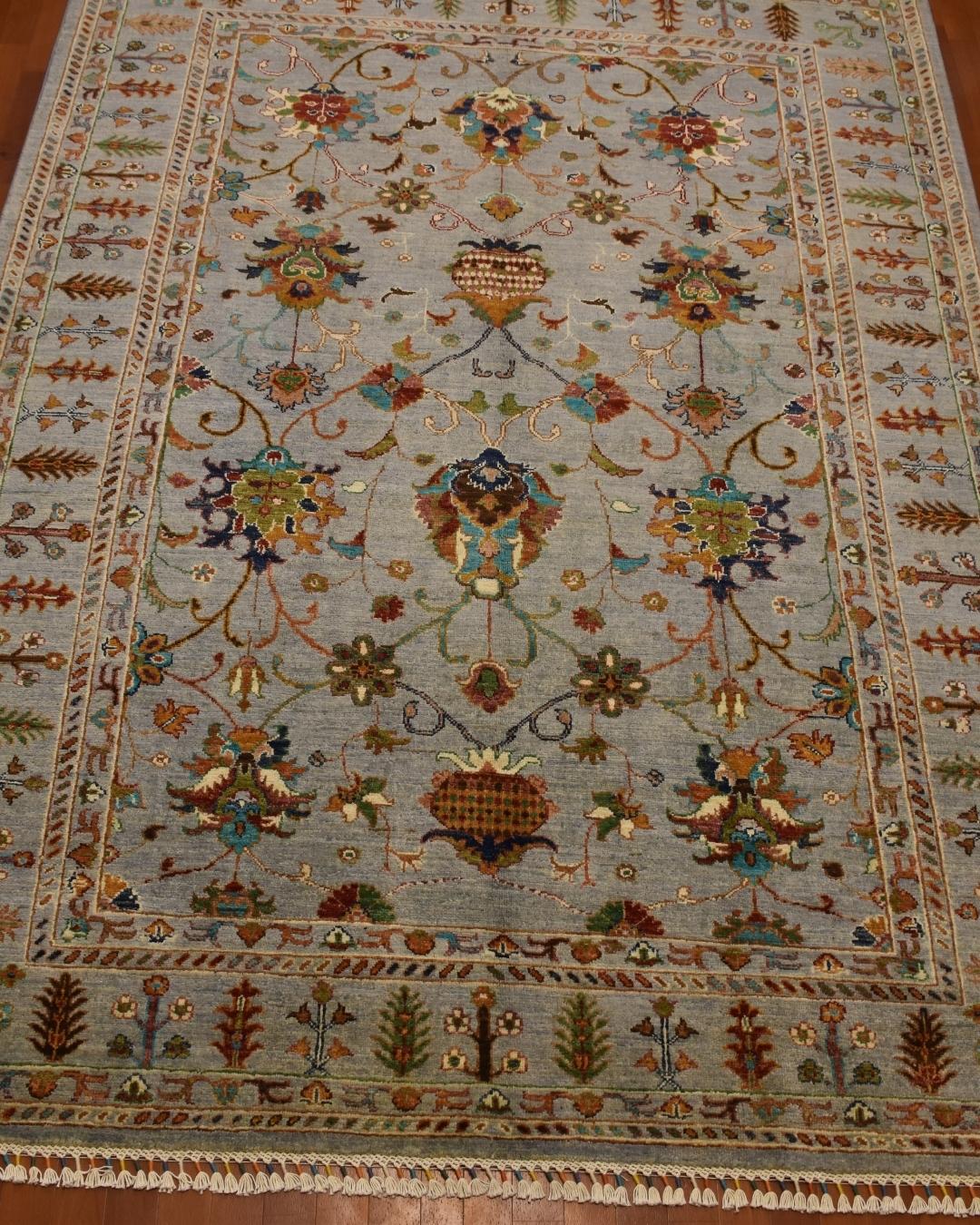 Sultani Hand-Knotted Wool Rug 5' 8" x 7' 9"