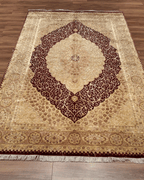 Ottoman Elegance Hand-Knotted Wool Rug 5' 7" x 8' 5"