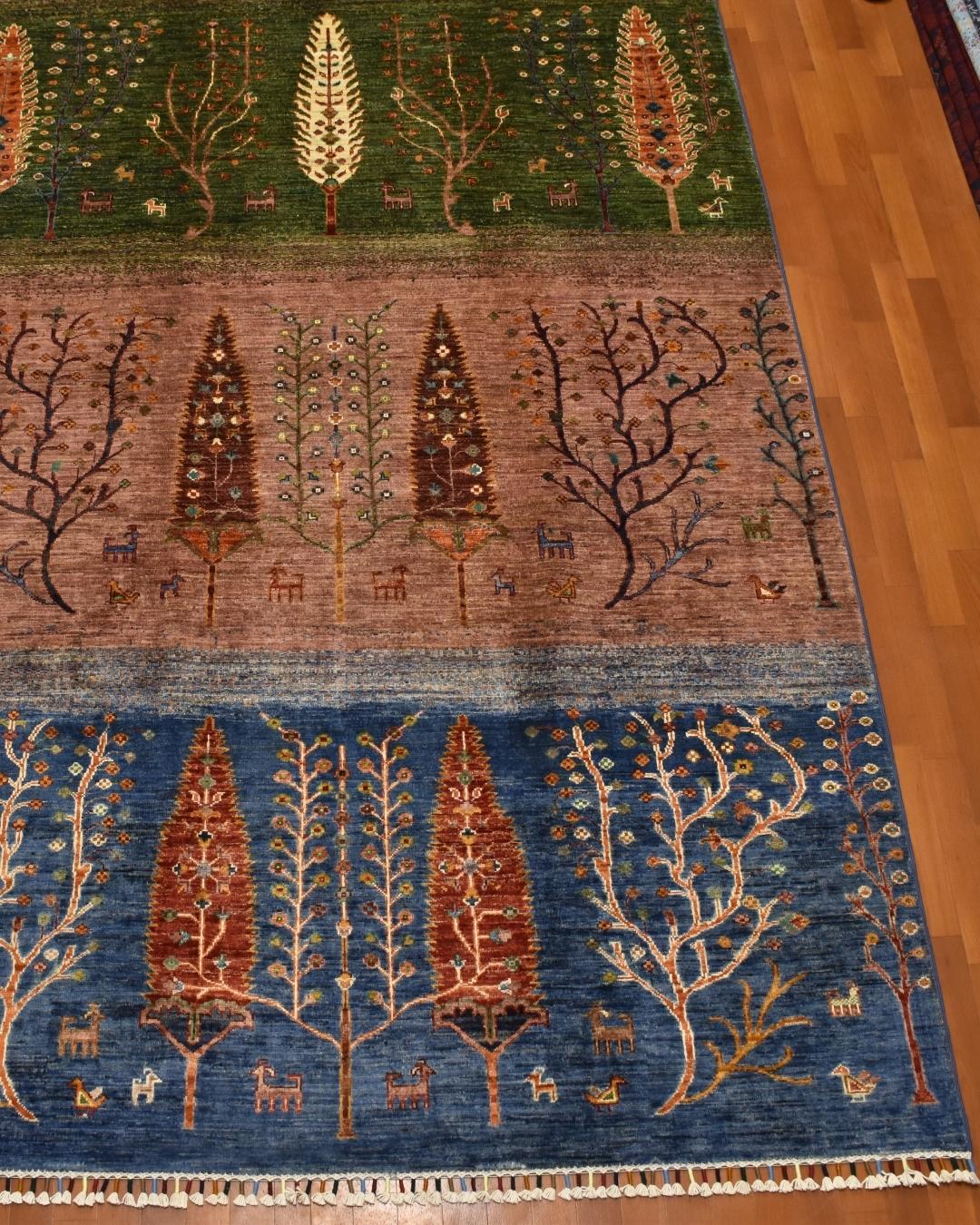 Sultani Hand-Knotted Wool Rug 5' 7" x 8'