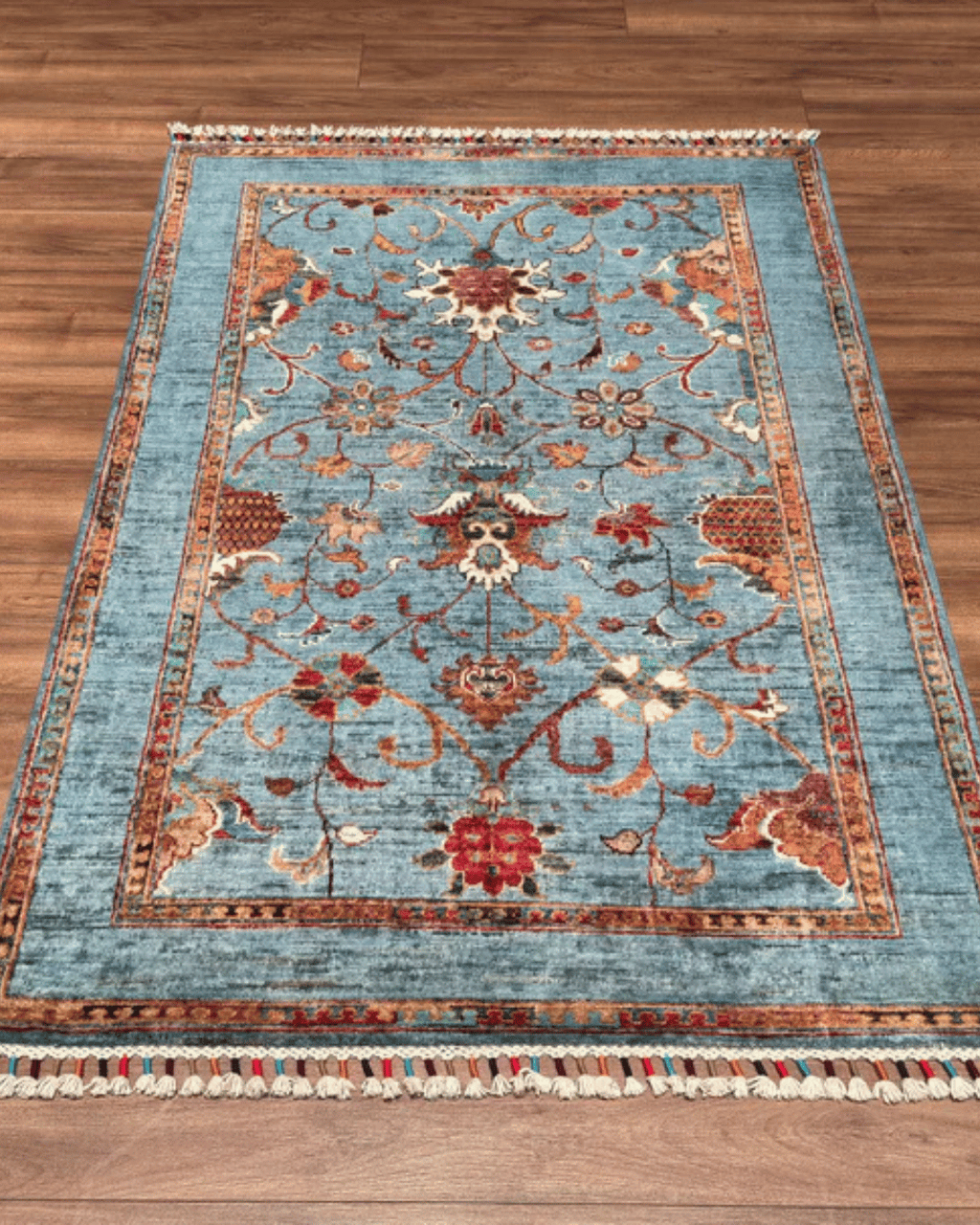 Sultani Hand-Knotted Wool Rug 3' 4" x 5' 2"