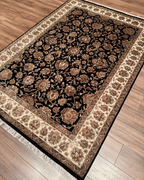 Tapis en laine style afghan 55 x 146 cm