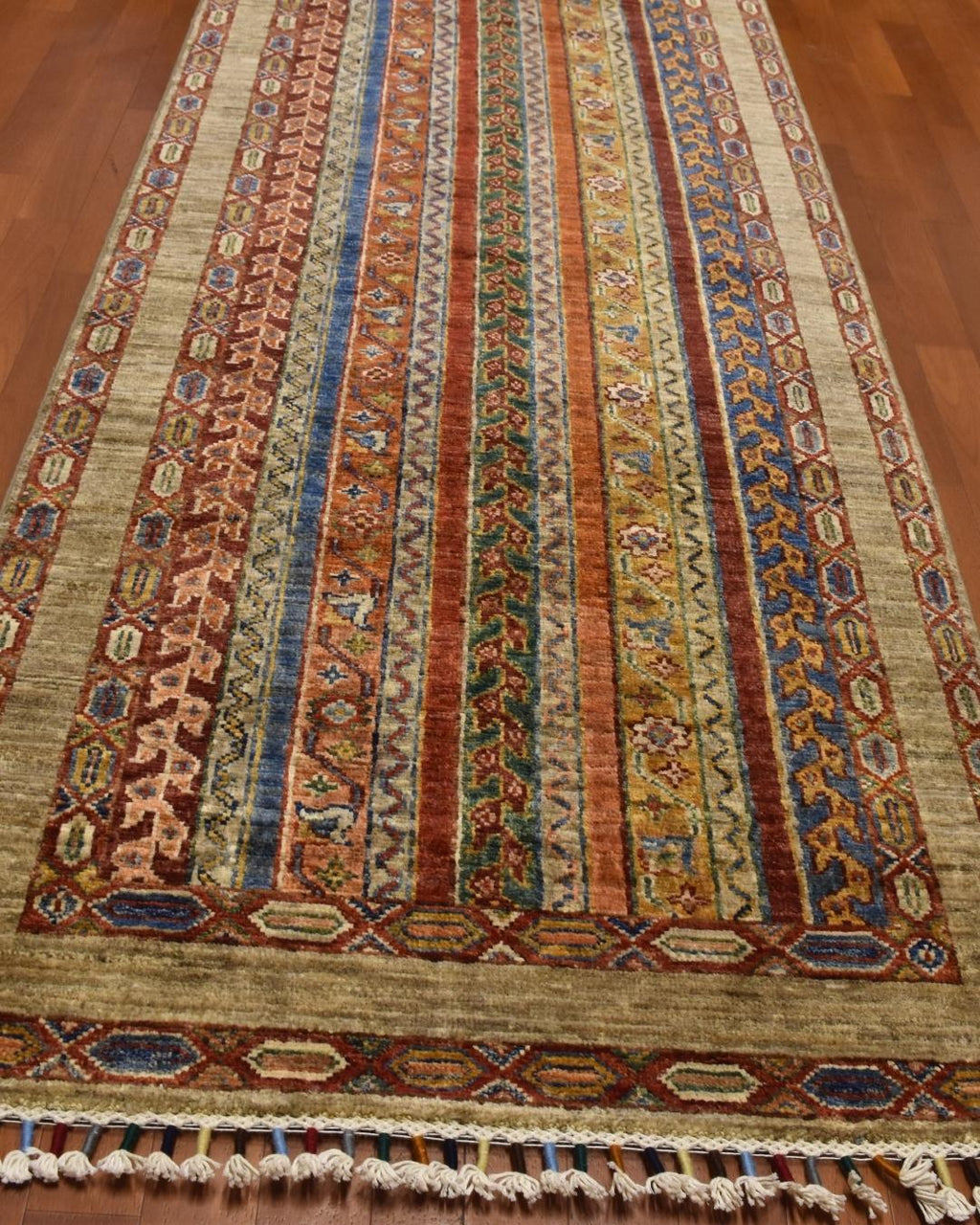 Sultani Hand-Knotted Wool Runner 2' 5" x 6' 6"