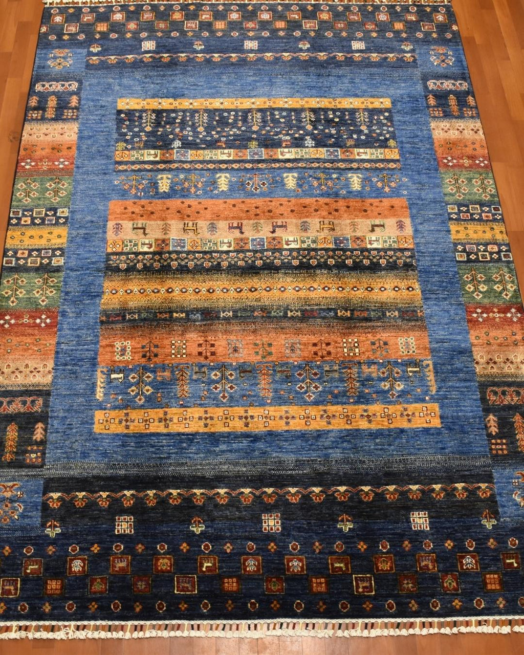 Sultani Hand-Knotted Wool Rug 6' x 8'