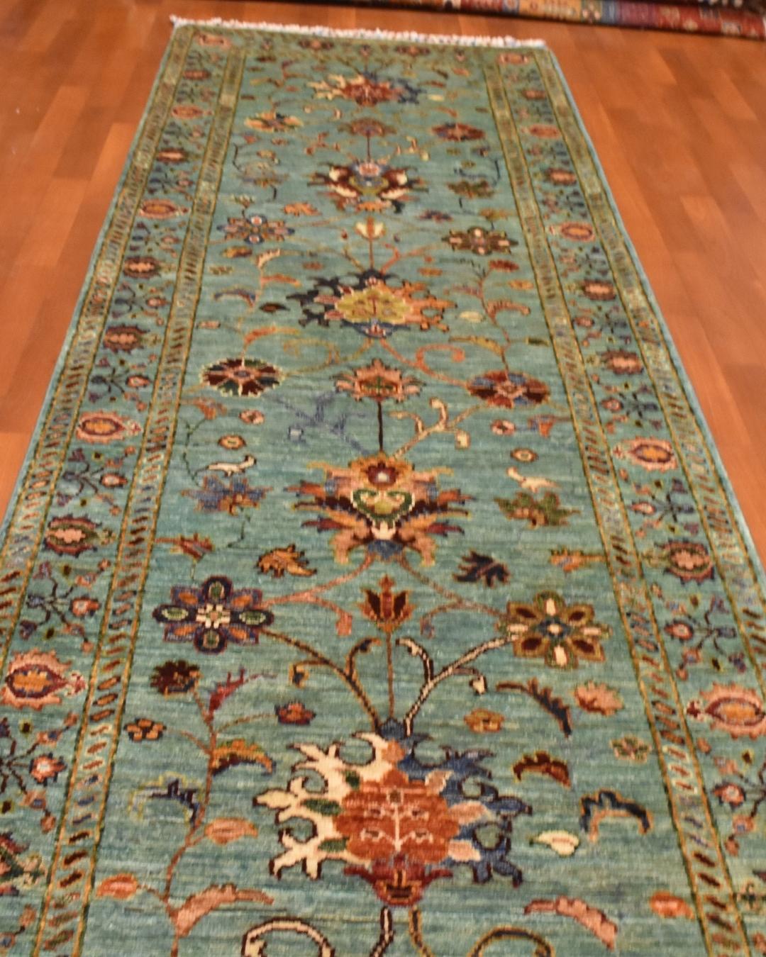 Sultani Hand-Knotted Wool Runner 2' 6" x 8' 2"