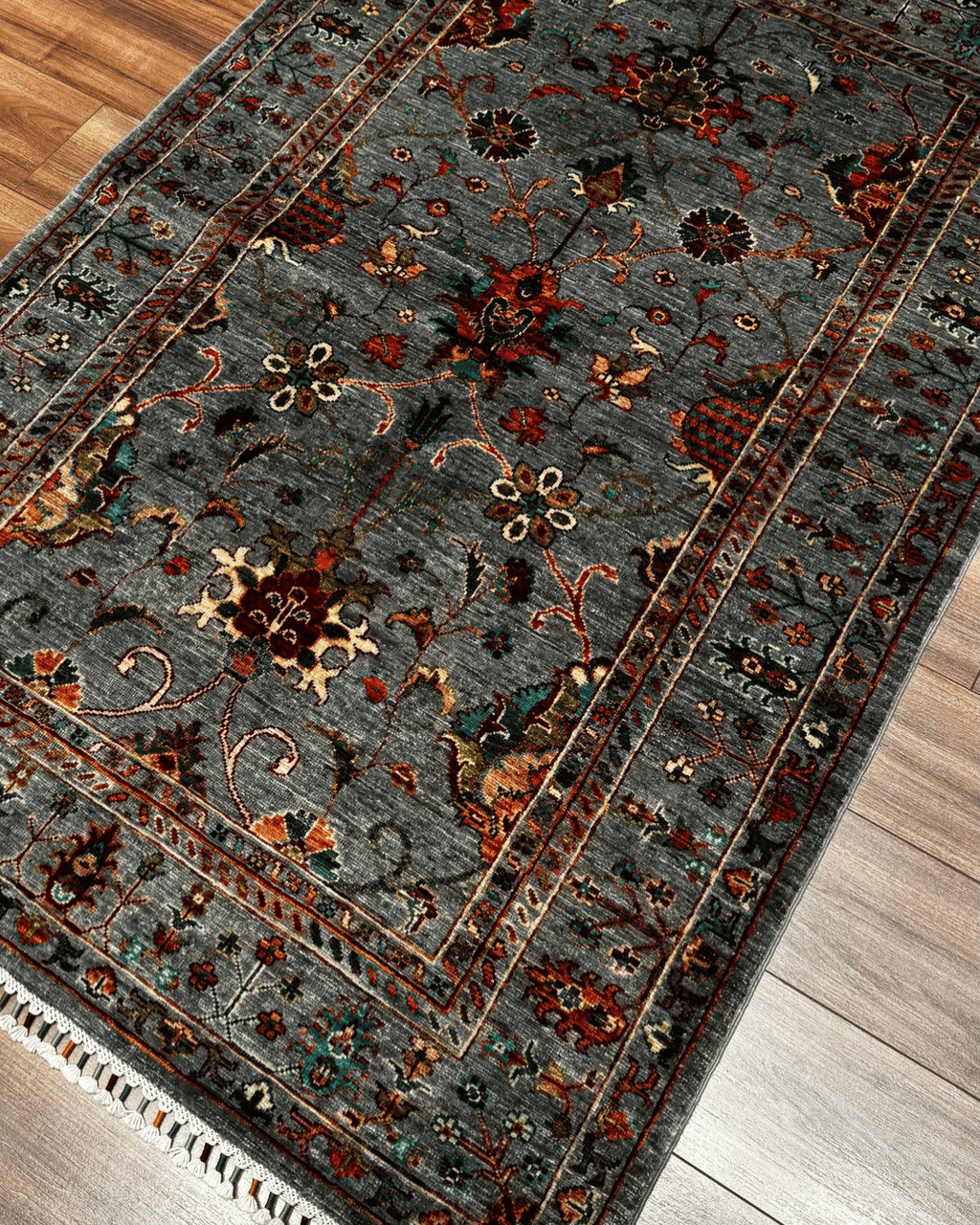 Sultani Hand-Knotted Wool Rug 4' x 6'