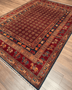 Pazyrk Hand-Knotted Wool Rug 8' 1" x 11' 1"