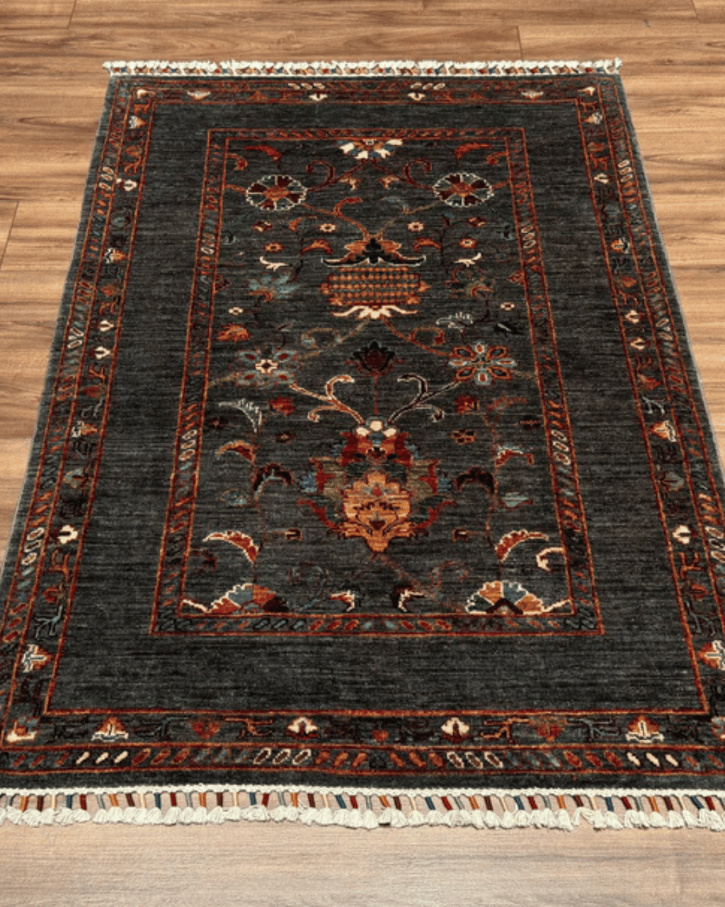 Sultani Hand-Knotted Wool Rug 3' 5" x 5' 1"