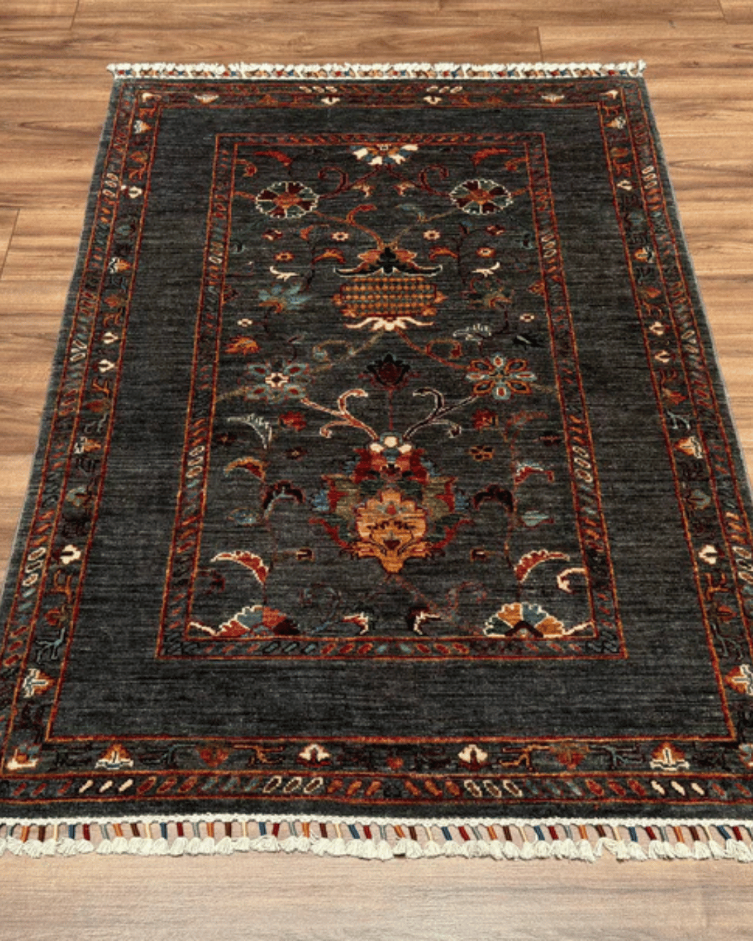 Sultani Hand-Knotted Wool Rug 3' 5" x 5' 1"
