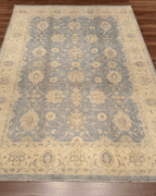 Ushak Hand-Knotted Wool Rug 6' x 8'