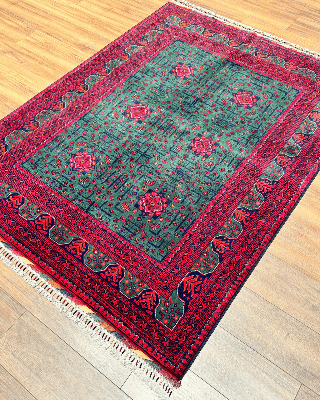 Wolle im afghanischen Stil 1,8x4,8ft – 55x146cm