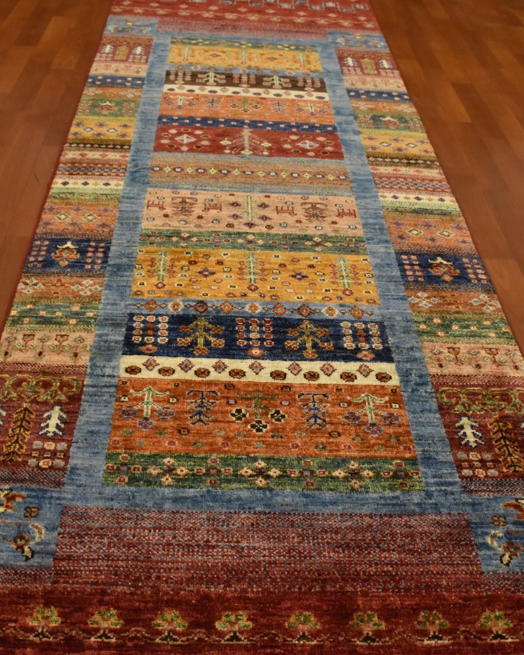 Sultani Hand-Knotted Wool Runner 2' 6" x 8' 3"