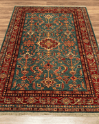 Shirvan Hand-Knotted Wool Rug 6' x 8'