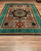 Mamluk Hand-Knotted Wool Rug 9' 1" x 12' 3"