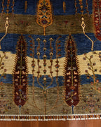 Sultani Hand-Knotted Wool Rug 4' x 6'